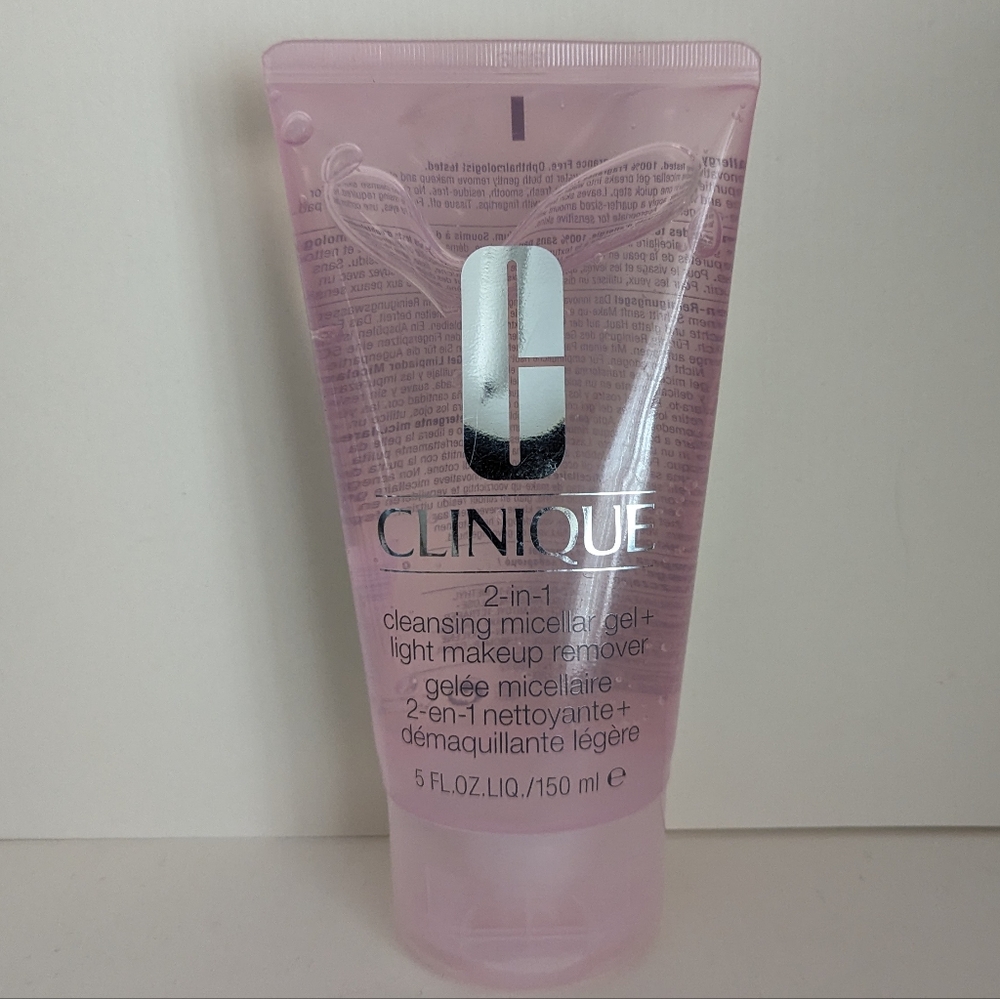 Clinique 2 in 1 Cleansing Micellar Gel+ Light Makeup Remover